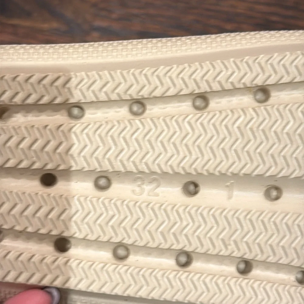 Beige kids Slide Sandals. NWT